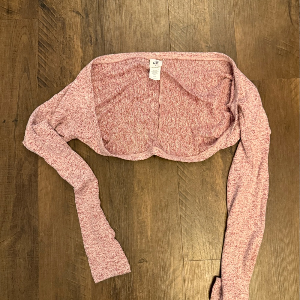 CAbi Soft Pink Knit Top